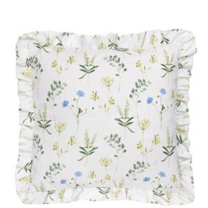Wylder Meadow Ruffle Floral Cushion